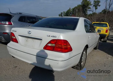 2003 Lexus Ls 430 from USA, damaged, VIN JTHBN30F330100032